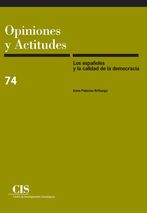 Portada Los españoles y la calidad de la democracia