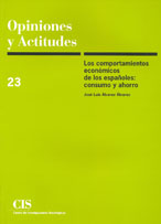 Portada Los comportamientos económicos de los españoles: consumo y ahorro